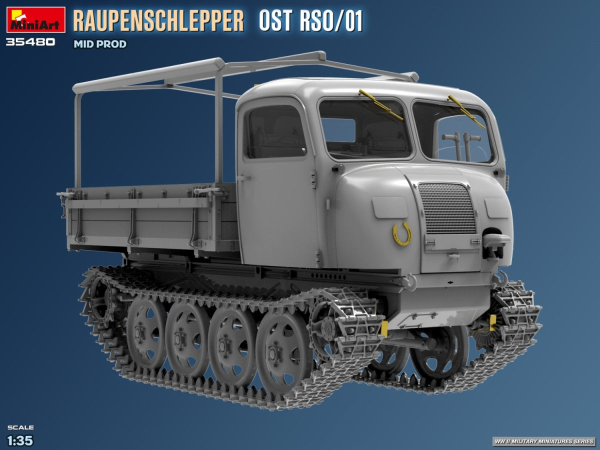 Miniart 35480 Raupenschlepper Ost RSO/01 Mid Prod. 1/35 – zdjęcie 9