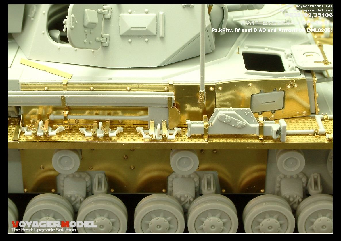 Voyager Model PE35106 Pz.kPfw. IV ausf D AD Armor 1/35 – immagine 10