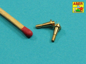 Aber R-44 Zestaw 2 anten VHF pojazdów NATO / Set of 2 NATO antennas with mount bases 1/35 – imagen 5
