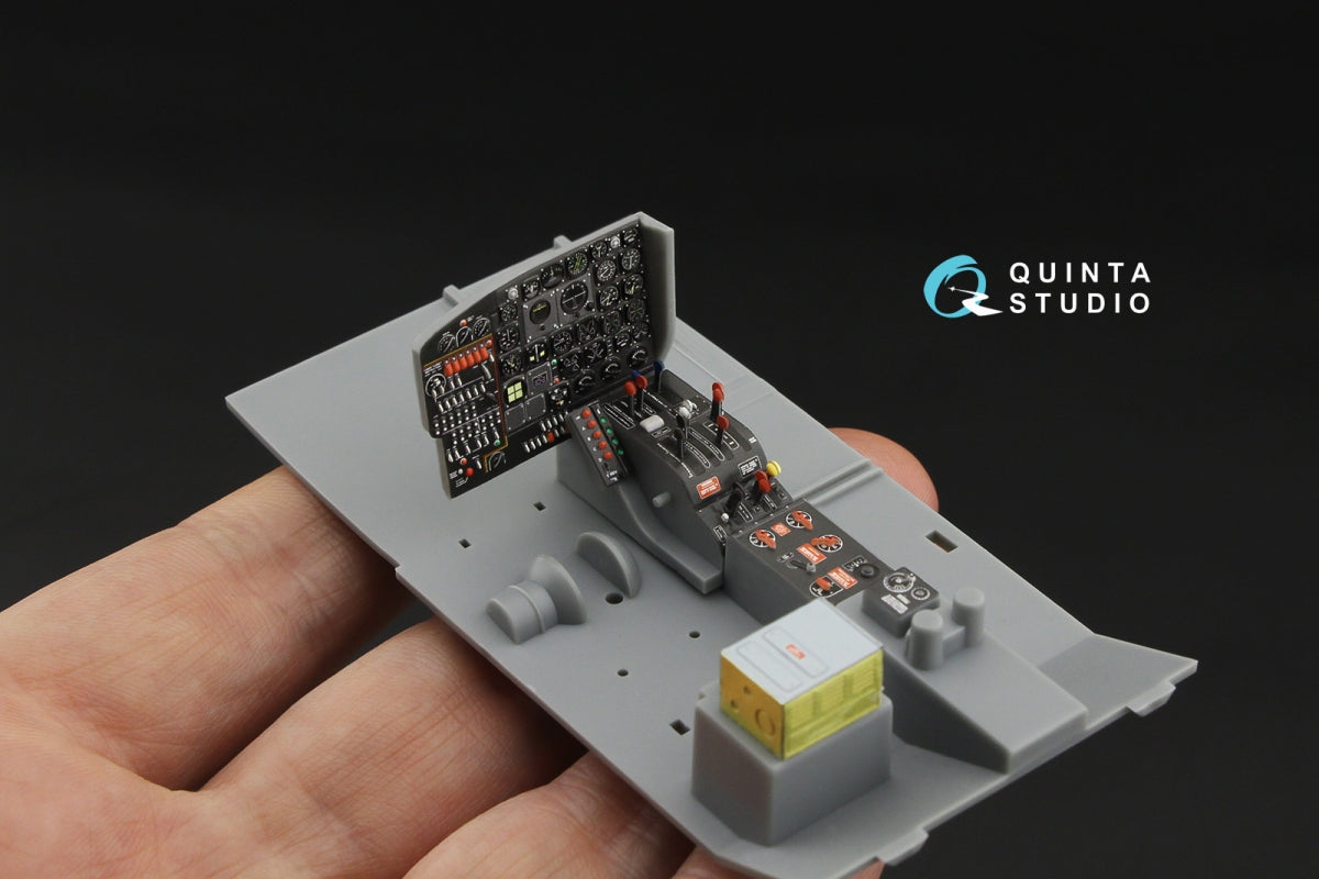 Quinta Studio QDS-32250 A-26C Invader 3D-Printed &amp;amp; coloured Interior on decal paper (Hobby Boss) (with 3D-printed resin parts) 1/32 – immagine 8