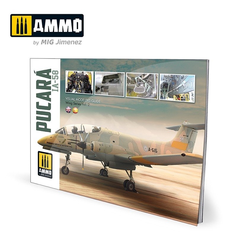Munitions du Mig Jimenez 6025 IA-58 Pucará Guide des modélisateurs visuels (multilingue)