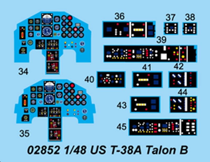 Trumpeter 02852 T-38A Talon 1/48 – immagine 5