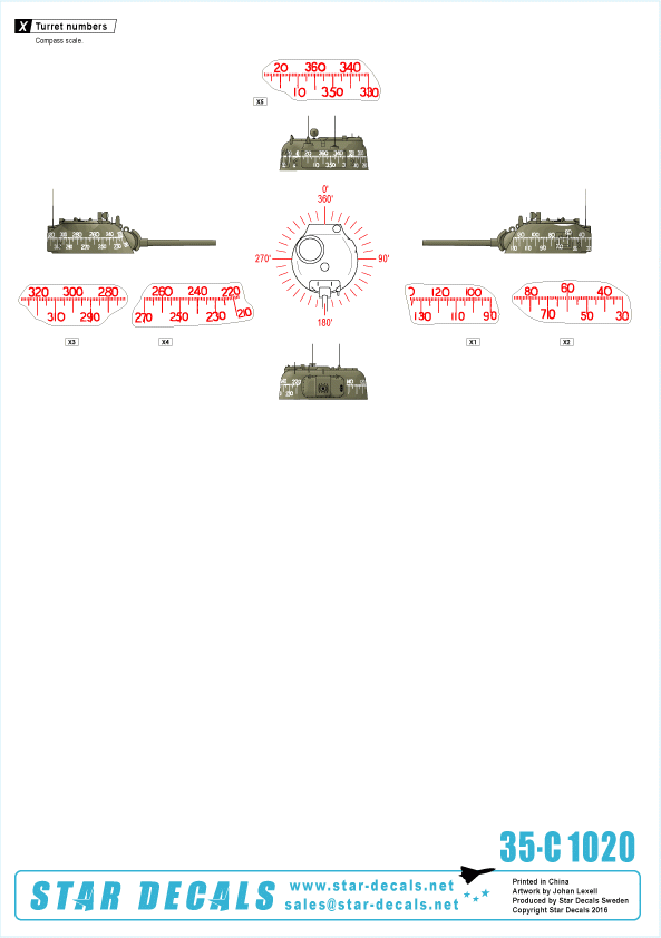 Star Decals 35-C1020 RMASG Shermans 1/35 – Bild 2