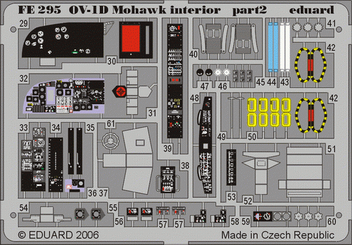Eduard 49295 OV-1D interior 1/48 RODEN – immagine 2
