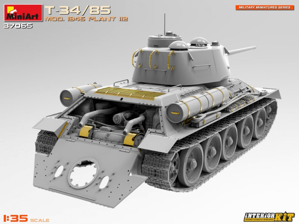MiniArt 37065 T-34/85 MOD. 1945. PLANT 112. INTERIOR KIT 1/35 – immagine 7