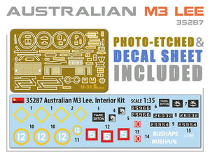 MiniArt 35287 AUSTRALIAN M3 LEE. INTERIOR KIT 1/35 – imagen 5