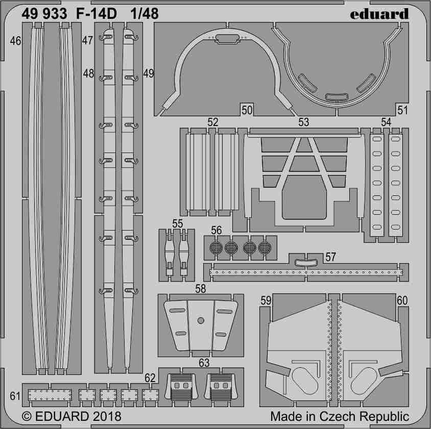 Eduard 49933 F-14D TAMIYA 1/48 – immagine 2
