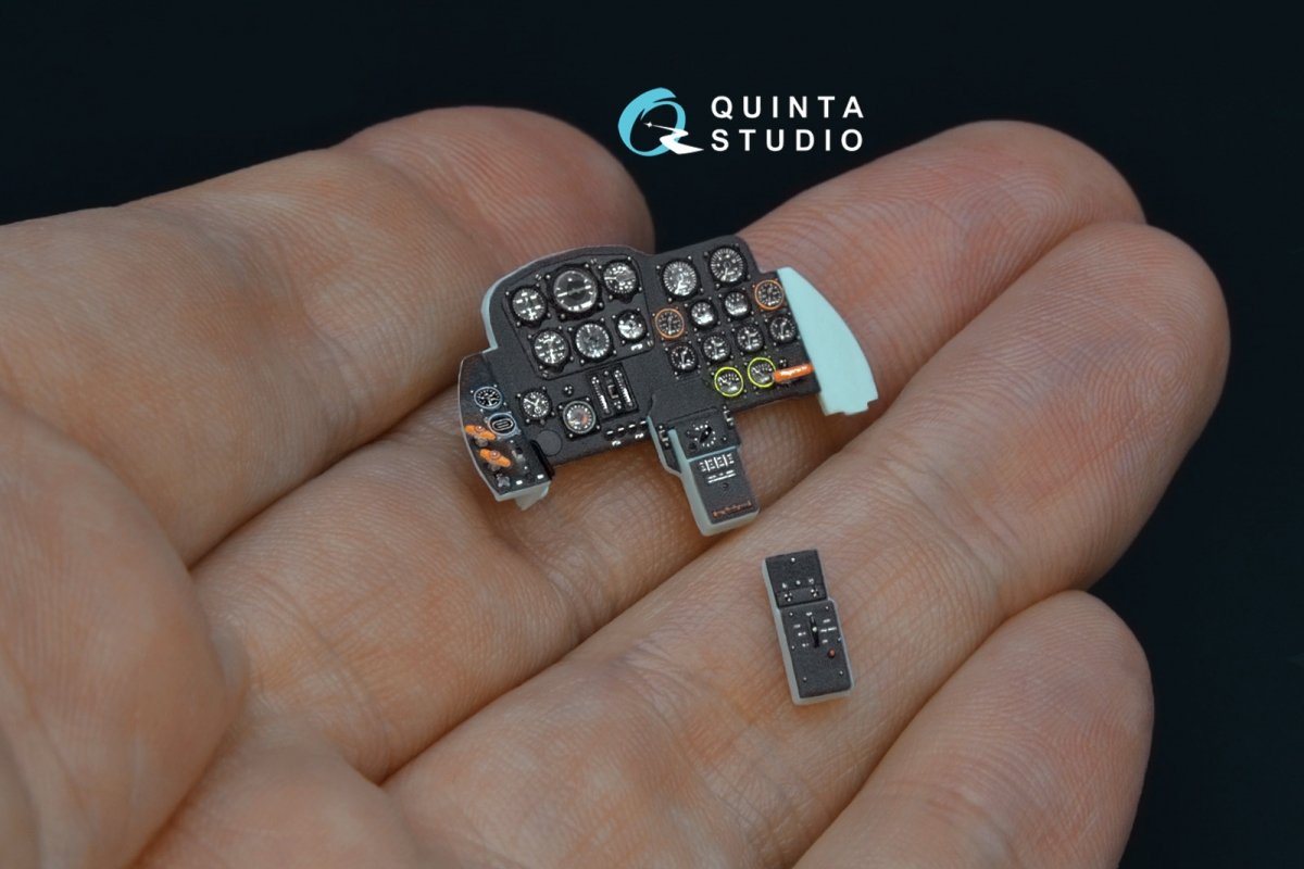 Quinta Studio QD32069 Me 262A 3D-Printed &amp;amp; coloured Interior on decal paper (Revell) 1/32 – zdjęcie 2