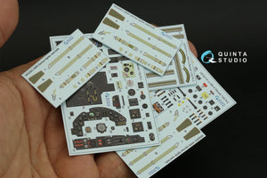Quinta Studio QD32114 Ju 88A-4 3D-Printed &amp;amp; coloured Interior on decal paper ( Revell ) 1/32 – Bild 13