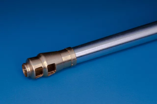 RB Model 35B129 AUF1 155mm L/39 Gun barrel for French self propelled artillery designed for Meng model 1/35 – immagine 3