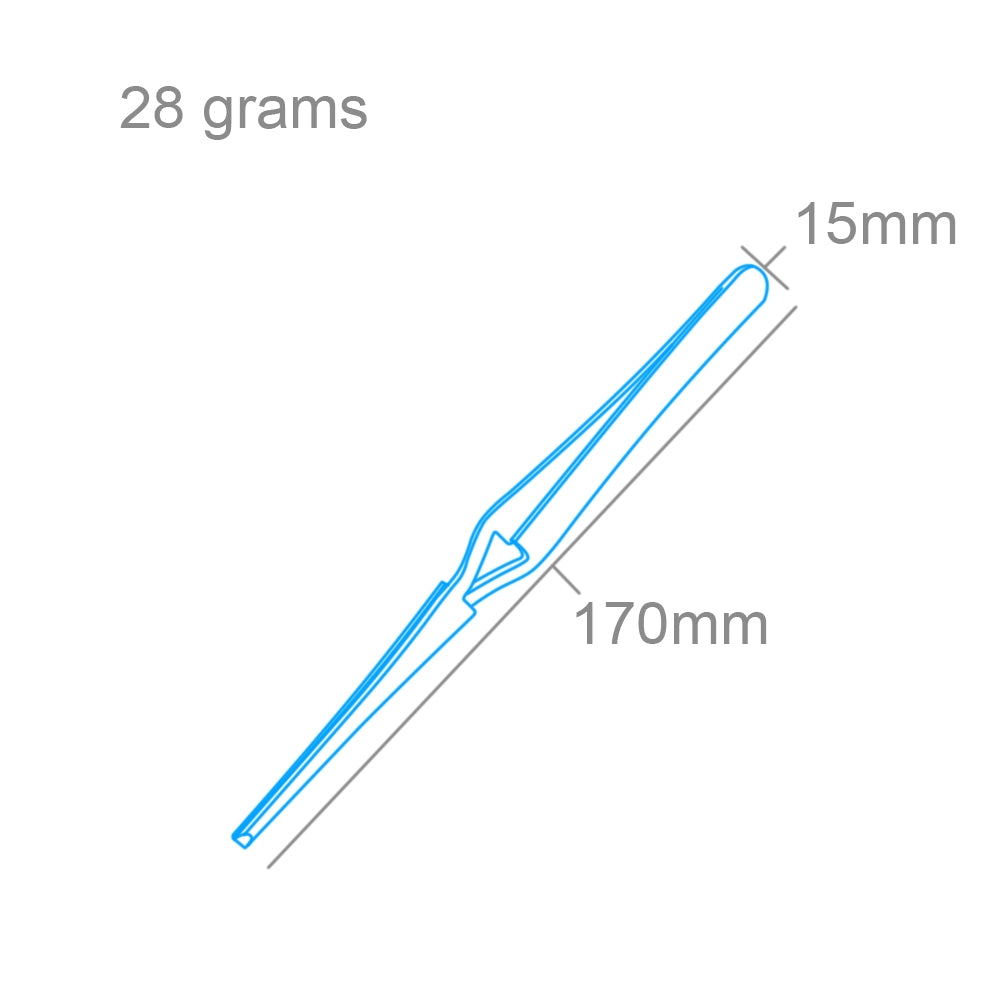 Modelcraft PTW1126 Straight Tip Reverse Action Blunt End Tweezers (160mm) – imagen 2