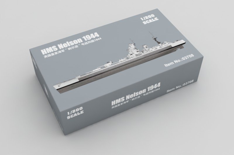 Trumpeter 03708 HMS Nelson 1944 1/200 – Bild 3