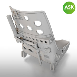Art Scale Kit A48030 A6M Zero Seat Early with Starting Handle - ASK 3D Print 1/48 – image 2