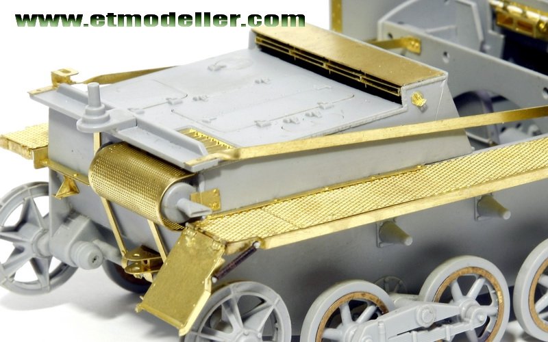 E.T. Model EA35-001 WWII German Pz.Kpfw.I Ausf.B Fender For DRAGON Kit 1/35 – zdjęcie 2