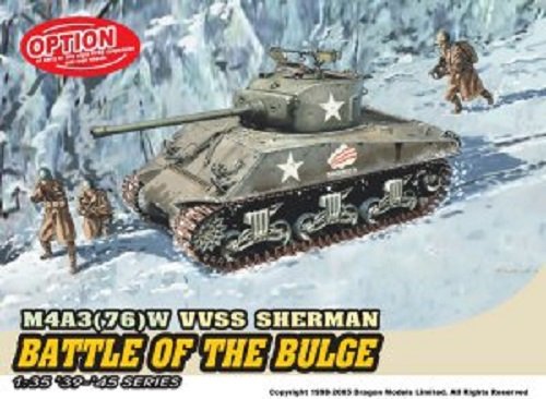 Dragon 6255 M4A3(76)W VVSS Sherman Bataille des Ardennes