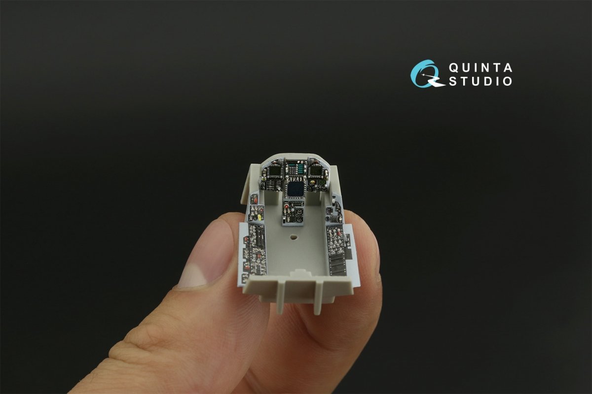 Quinta Studio QDS-48277 F/A-18А 3D-Printed &amp;amp; coloured Interior on decal paper (HobbyBoss)(Small version) 1/48 – immagine 10