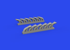 Eduard 648958 P-39 exhaust stacks fishtail PRINT EDUARD 1/48 – immagine 4