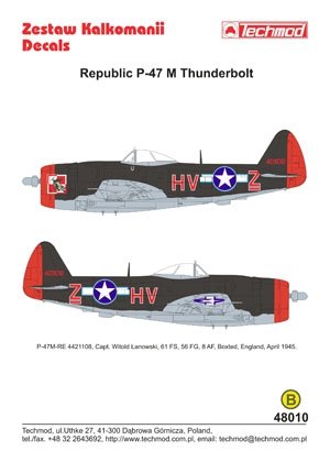 Techmod 48010 - Republic P-47M Thunderbolt 1/48 – Bild 2
