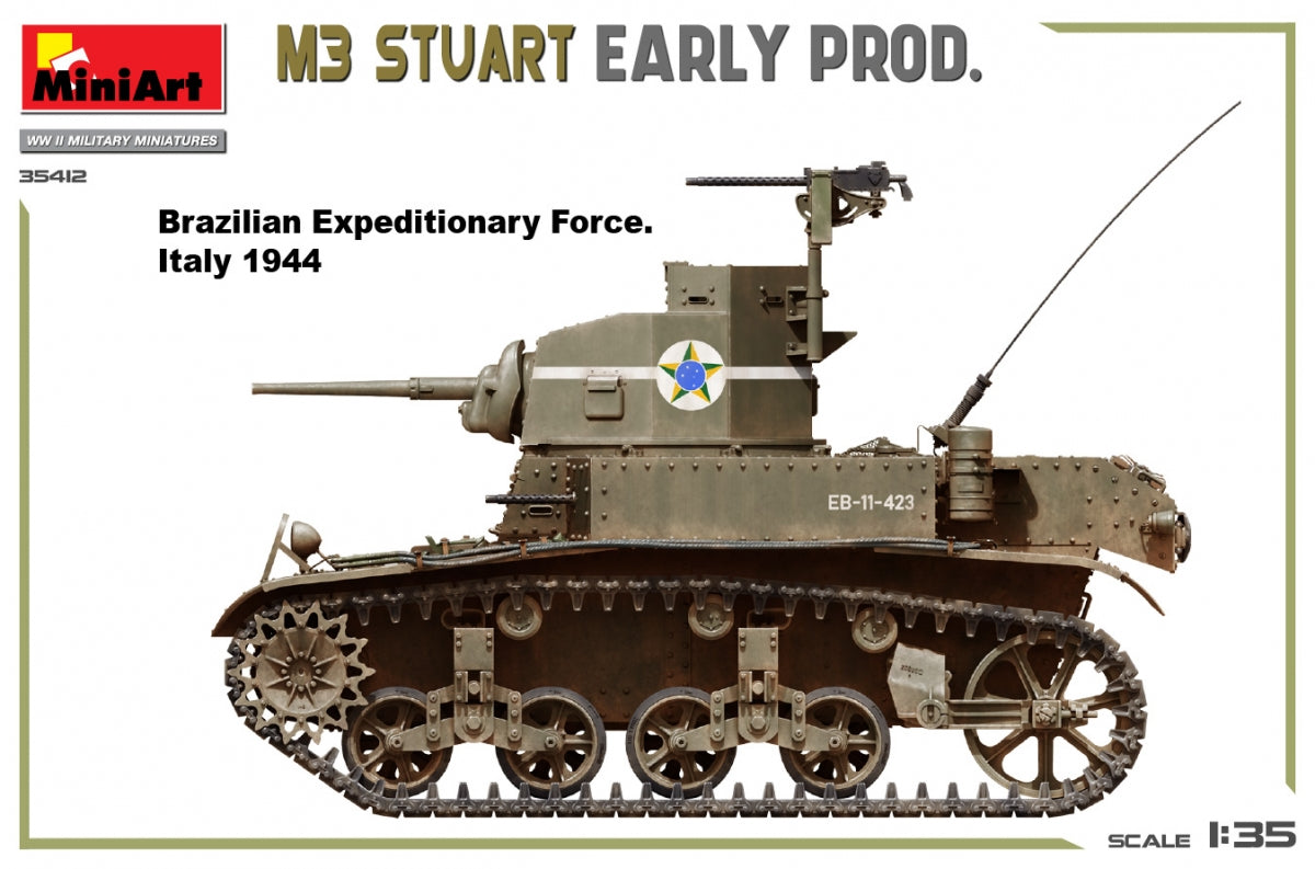 MiniArt 35412 M3 STUART EARLY PROD. 1/35 – Bild 6