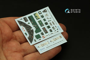 Quinta Studio QD32186 F4F-3 Wildcat 3D-Printed coloured Interior on decal paper (Trumpeter) 1/32 – immagine 5