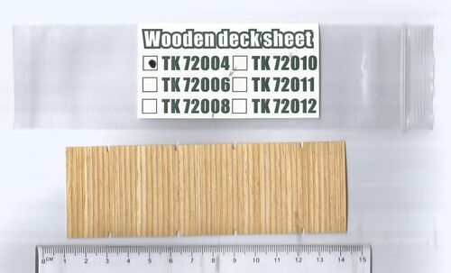 T-Model TK72004 Wooden deck sheet 1/72