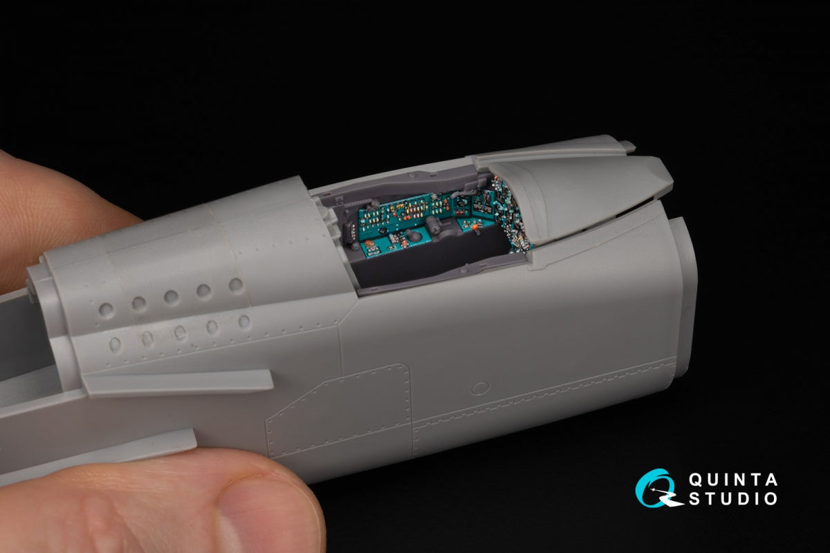 Quinta Studio QD+48560 MiG-25PD 3D-Printed &amp;amp; coloured Interior on decal paper (ICM) (with 3D-printed resin parts) 1/48 – immagine 10