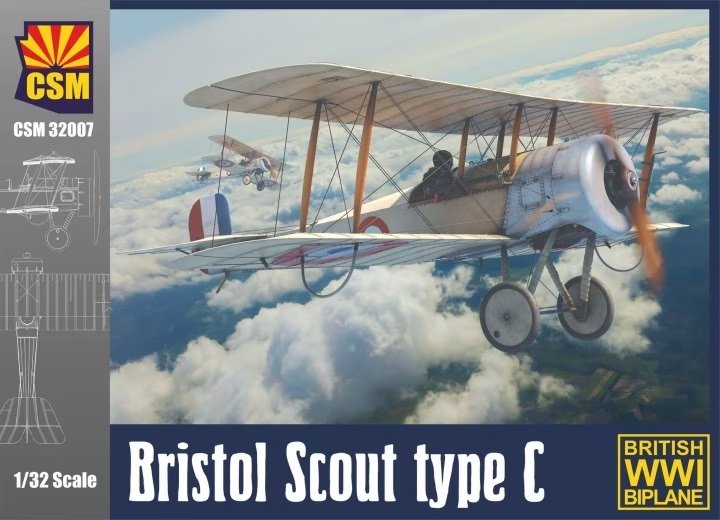 Maquette Cooper State Models 32007 Bristol Scout type C 1/32