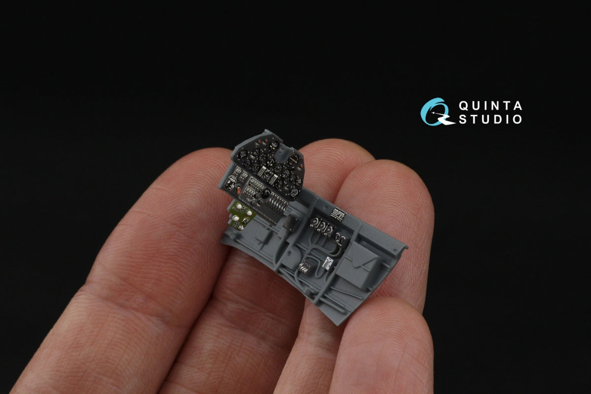 Quinta Studio QD48587 P-40E Warhawk 3D-Printed &amp;amp; coloured Interior on decal paper (Eduard) 1/48 – zdjęcie 11