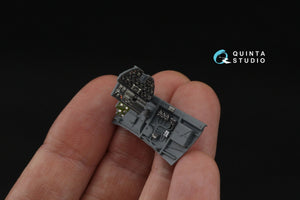Quinta Studio QD48587 P-40E Warhawk 3D-Printed &amp;amp; coloured Interior on decal paper (Eduard) 1/48 – zdjęcie 11