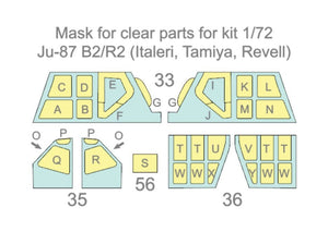 Omask 57005 Ju-87 B2/R2 (Italeri, Revell, Tamiya, Zvezda) 1/72 – Bild 2