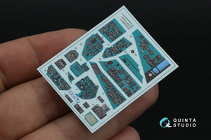Quinta Studio QDS+48516 Mi-24P Hind-F Intérieur coloré imprimé en 3D sur papier décalcomanie (Trumpeter) (petite version) (avec pièces en résine imprimées en 3D) 1/48 – image 4