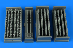 Aires 4901 Su-25 Frogfoot wing pylons - late 1/48 Zvezda