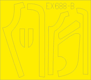 Eduard EX688 B-17G antiglare panels (VE production) 1/48 HKM – immagine 2