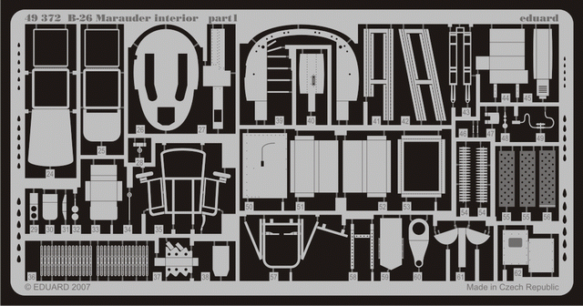 Eduard 49372 B-26 interior 1/48 Revell – immagine 2