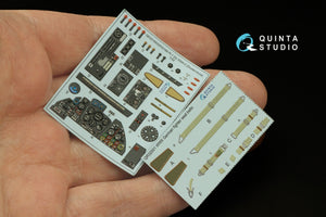 Quinta Studio QD32165 Do 335A-0 3D-Printed &amp;amp; coloured Interior on decal paper (Zoukei-mura) 1/32 – Bild 12