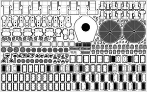 Pontos 23007F1 HMS RODNEY 1942 Detail Up Set 1/200 – zdjęcie 33