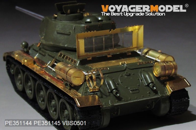 Voyager Model PE351144B (B ver include Gun Barrel) WWII Russian T-34/85 Production Basic(For ZVEZDA 3687) 1/35 – imagen 2