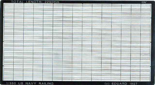 Eduard 99005 US Navy Railing 1/700