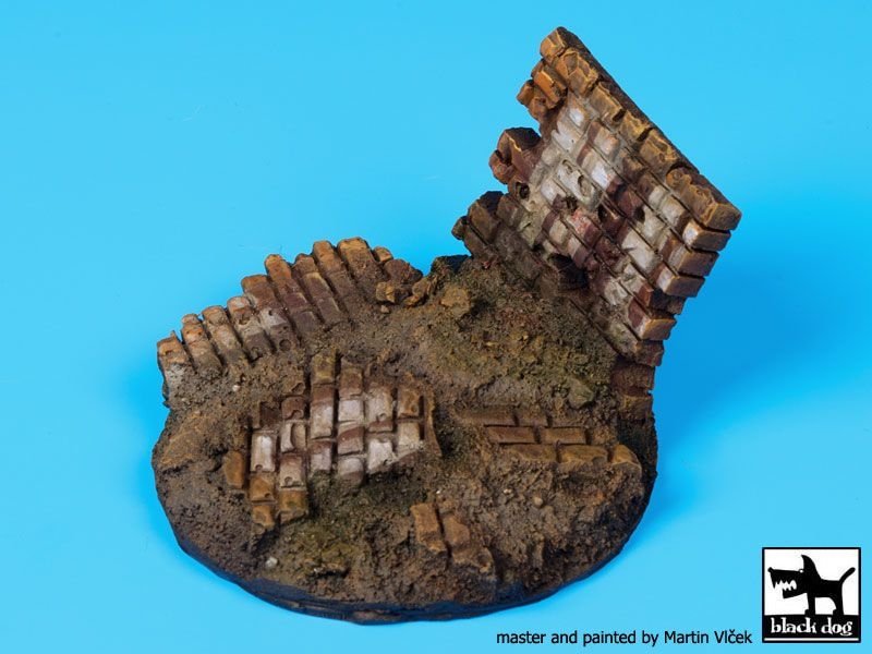 Black Dog D35035 Ruined wall base 1/35 – Bild 4