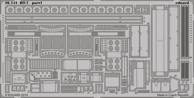 Eduard 36141 BT-7 1/35 Tamiya – imagen 2