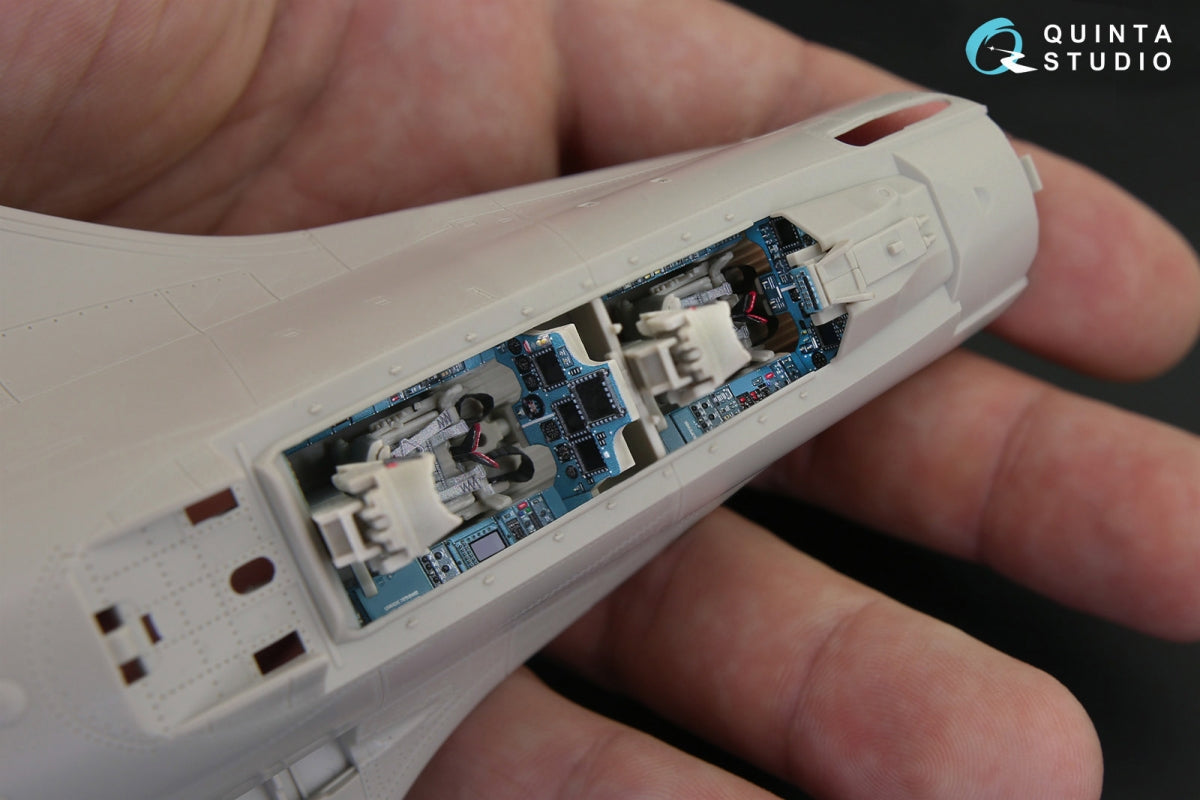 Quinta Studio QD48188 Su-30SM 3D-Printed coloured Interior on decal paper (for KittyHawk kit) 1/48 – Bild 8