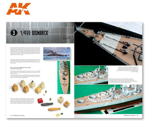 AK Interactive AK249 MODELLING FULL AHEAD 3: BISMARK &amp;amp; TIRPITZ (English) – immagine 5