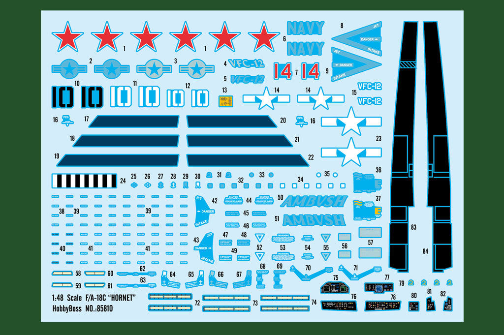 Hobby Boss 85810 F/A-18C Hornet 1/48 – Bild 3