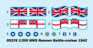 Trumpeter 05376 HMS Renown 1942 1/350 – Bild 4