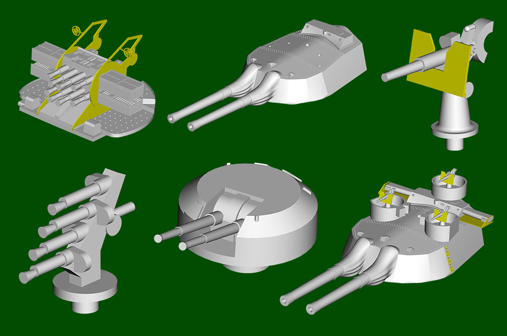 Trumpeter 05376 HMS Renown 1942 1/350 – Bild 11