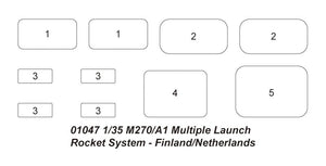Trumpeter 01047 M270/A1 Multiple Launch Rocket System Finland/Netherlands 1/35 – immagine 11