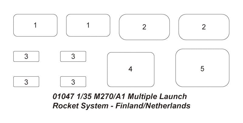 Trumpeter 01047 M270/A1 Multiple Launch Rocket System Finland/Netherlands 1/35 – immagine 11
