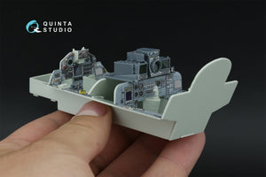 Quinta Studio QD+32261 Tornado ECR German 3D-Printed &amp; coloured Interior on decal paper (Revell) (with 3D-printed resin parts) 1/32