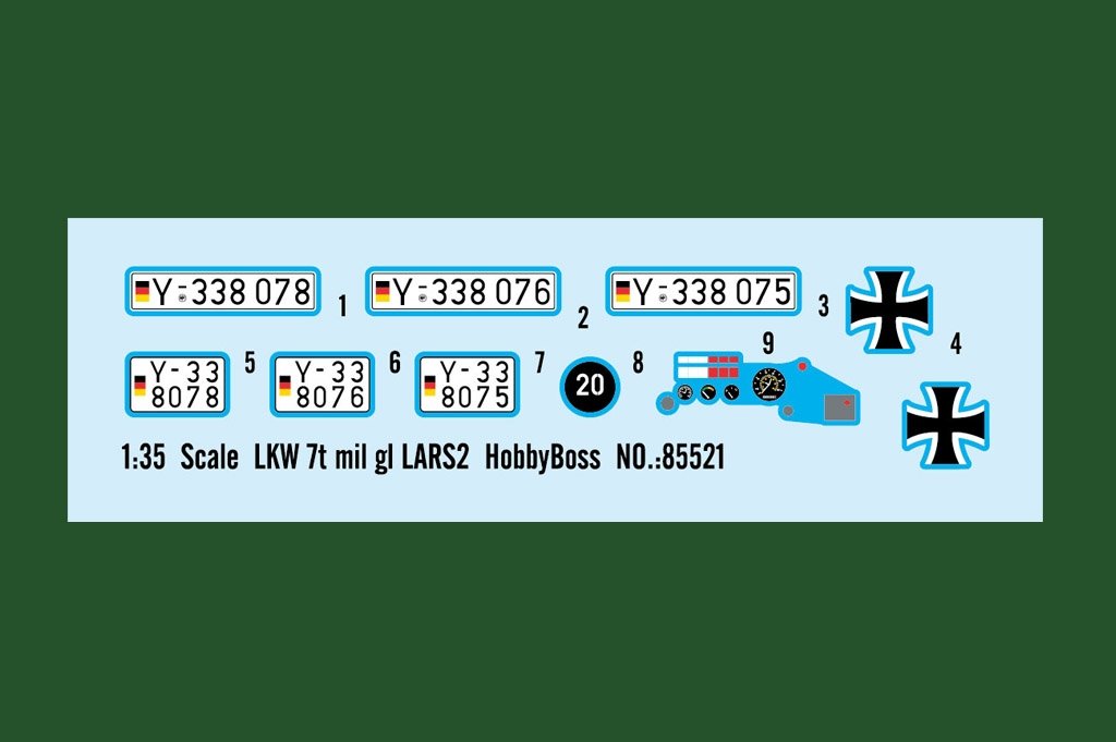 Hobby Boss 85521 LKW 7t mil gl LARS2 1/35 – Bild 13