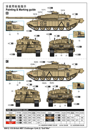 Trumpeter 09612 British MBT Challenger 1 (Mk.3) &amp;quot;Gulf War&amp;quot; 1/35 – Bild 5